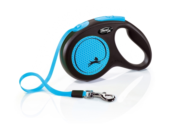 flexi Neon Gurt neonblau